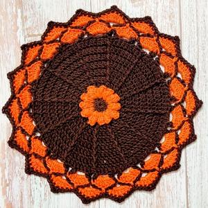 Fall Decor Autumn Crochet Placemat